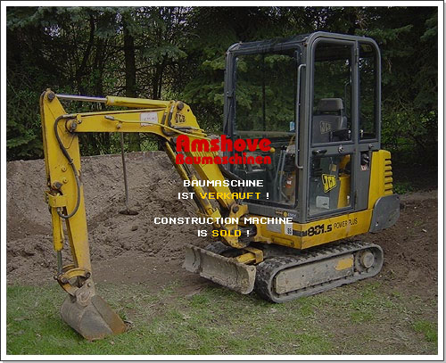 gebrauchter Minibagger JCB 8018