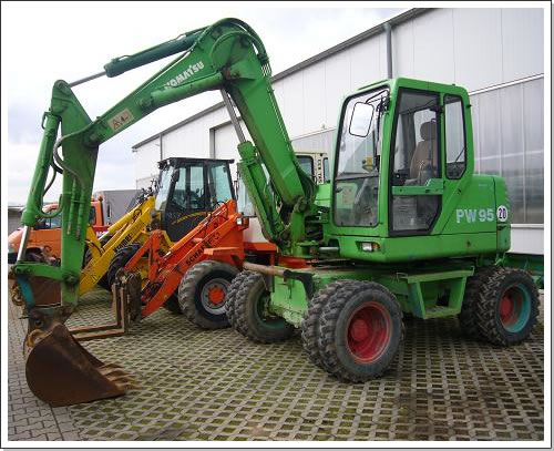Mobilbagger Komatsu 95