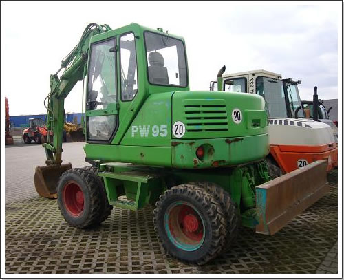 Mobilbagger Komatsu 95
