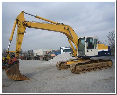 Komatsu PC 210  Mobilbagger