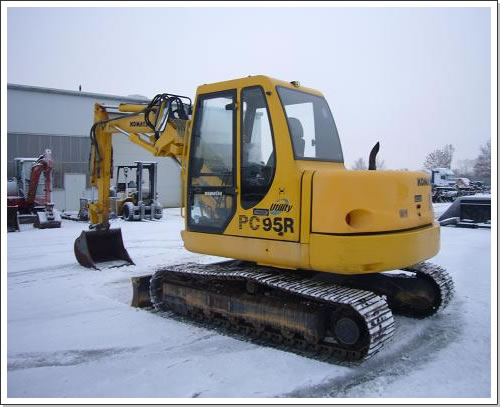 Mobilbagger Komatsu PC 95