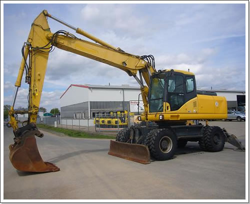 Mobilbagger Komatsu PC 220