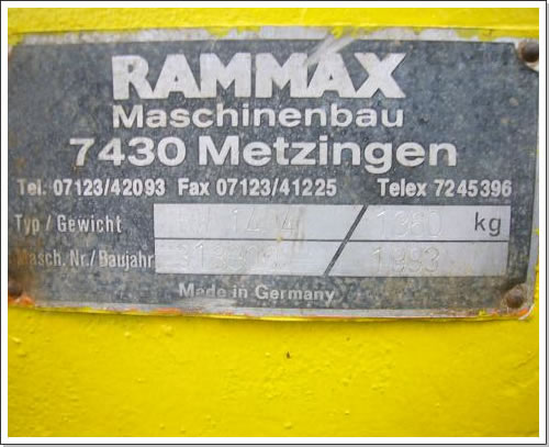 gebrauchte Rammax RW 1404 